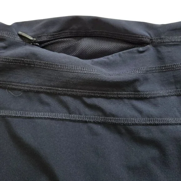 Athleta All Day Skort 12 Navy Blue Athletic Skirt Shorts Travel Athleisure Beach - Picture 7 of 11